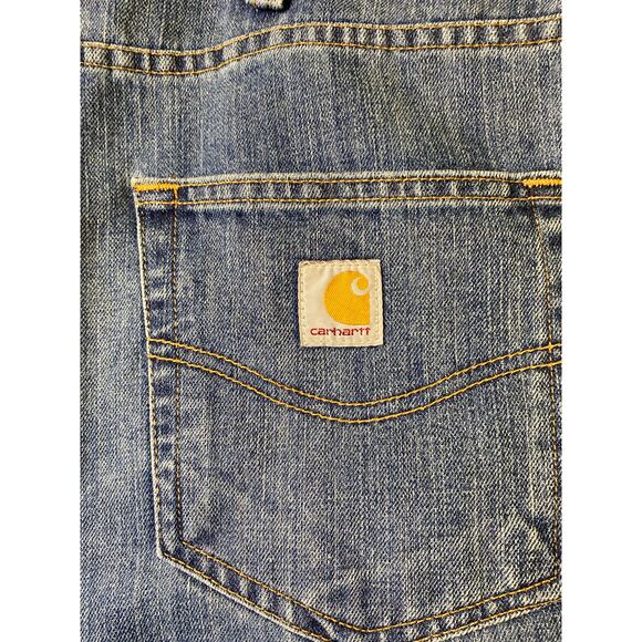 Carhartt Men's Blue Denim Straight Relaxed Fit Jeans Size 42X30 - Picture 5 of 6